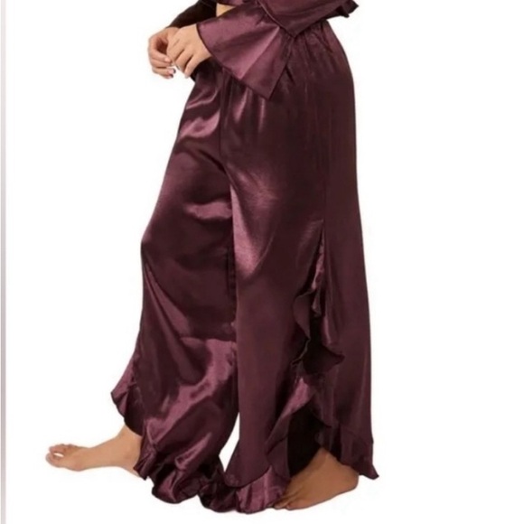 60- Free people chasing love ruffle PJ’s **bottoms only** - Picture 2 of 10